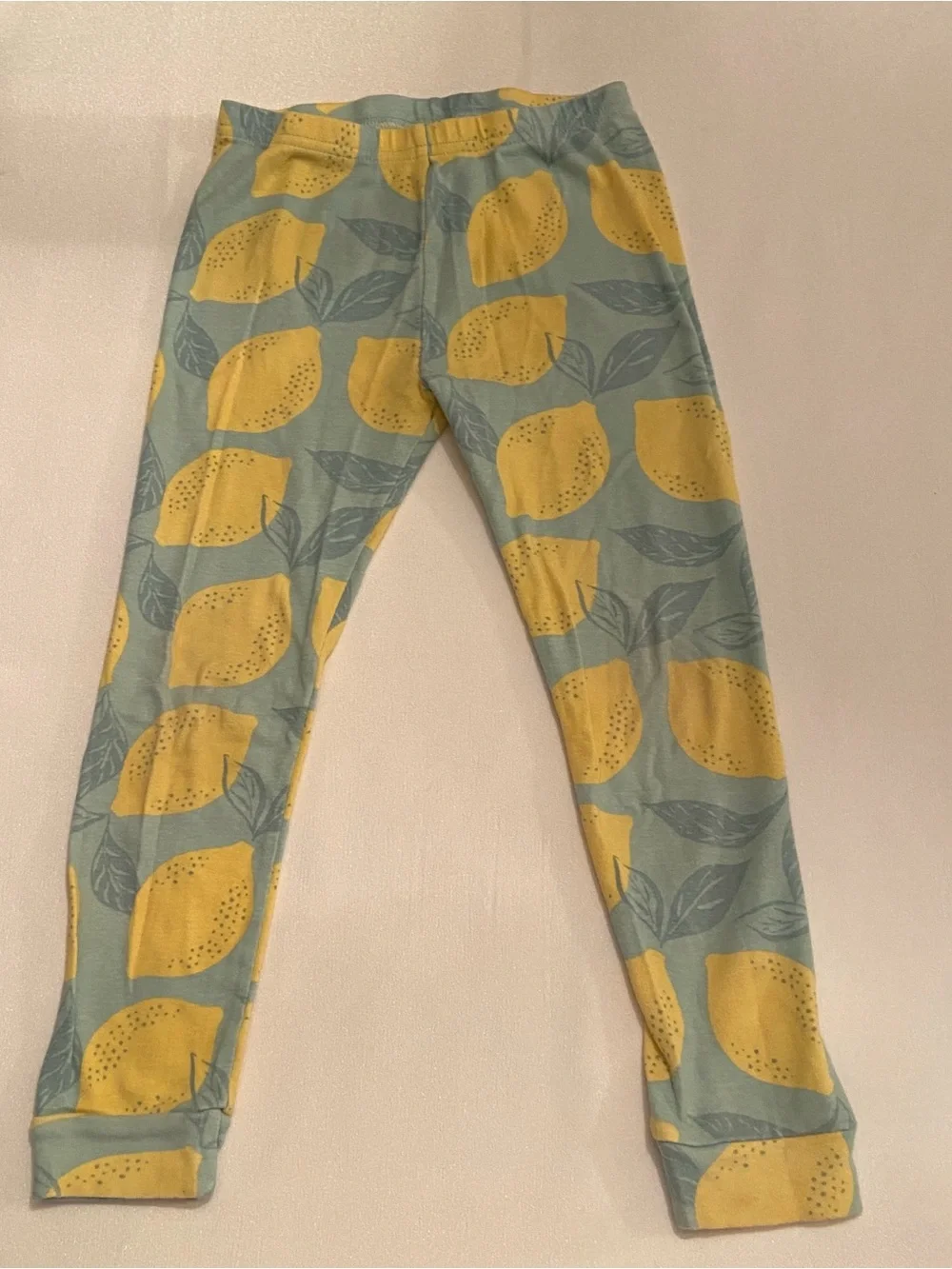 Carter's Yellow Lemon Print Pajamas 2 piece set Size 5T